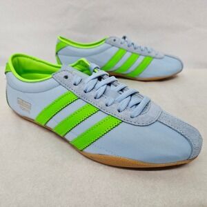 Adidas Tokyo Retro Sneakers JQ0582 Clear Sky Solar Green Gum Women's Size 6.5